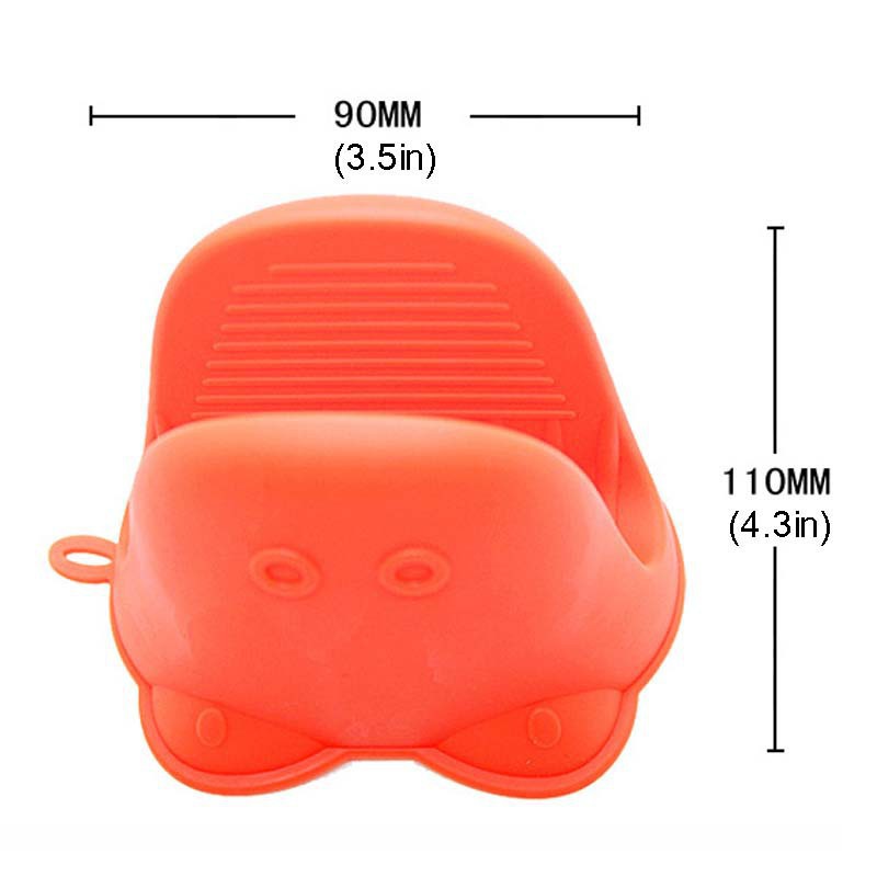 Găng tay silicone cách nhiệt hình đầu cá sấu &amp; hà mã