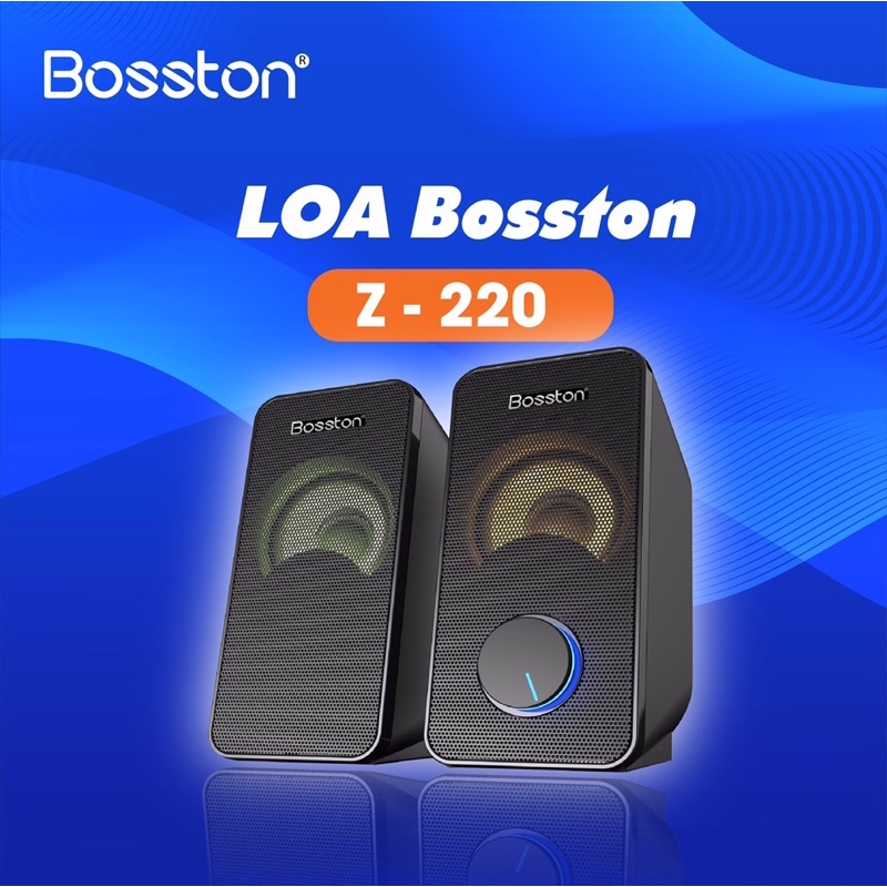 Loa 2.0 Bosston Z220 LED RGB Chính Hãng