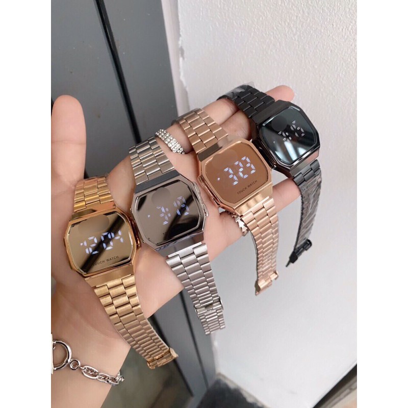 [ HCM giao hoả tốc] Đong hồ nam nữ tráng gương điện tử hot 2021 | BigBuy360 - bigbuy360.vn