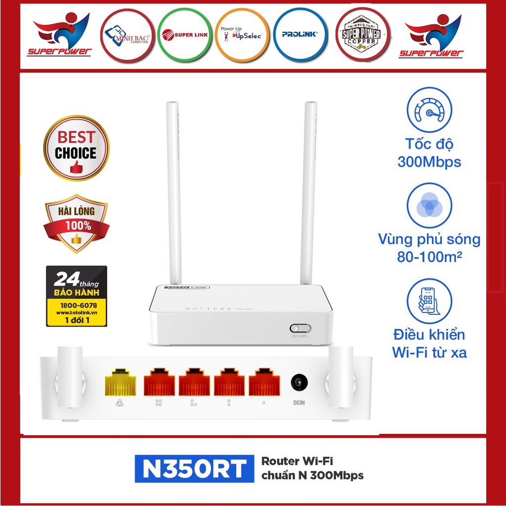 Cục phát wifi router wifi chuẩn N TOTOLINK N350RT