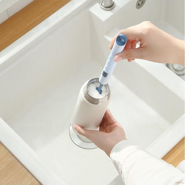 Cọ Rửa Ly Bằng Nhựa Cán Cầm Tay Dài Tiện Dụng
