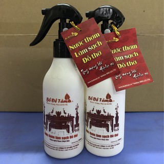 Nước thơm làm sạch đồ thờ