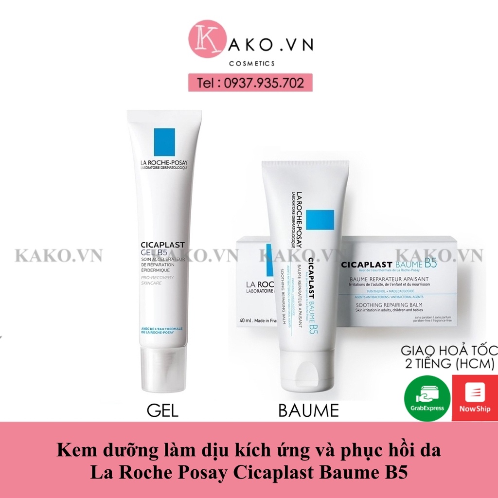 Kem dưỡng làm dịu kích ứng và phục hồi da La Roche Posay Cicaplast Baume B5