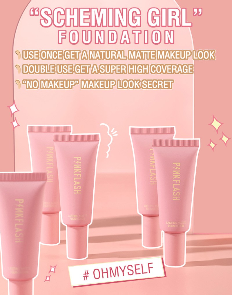 [Hàng mới về] Kem Nền Pinkflash Trang Điểm Lâu Trôi Nhẹ Nhàng Tiện Dụng Kk | BigBuy360 - bigbuy360.vn