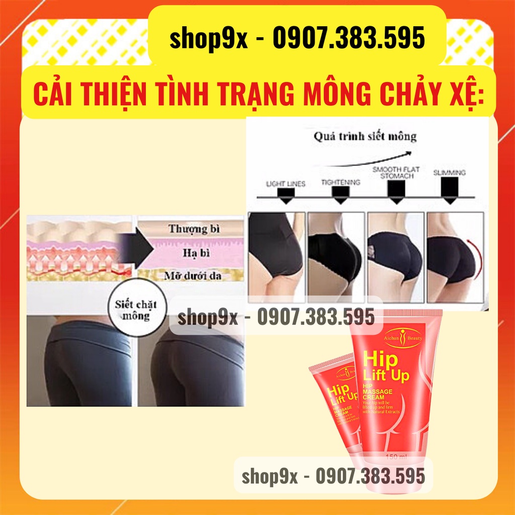 Kem Massage Nở Mông Ngực HIP LIFT UP / Bust Enlarge Dưỡng Da Săn Chắc Aichun