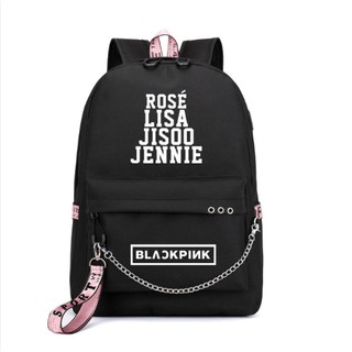 Balo Idol BLACKPINK Kết Hợp Cổng USB và Tai Nghe Sành Điệu