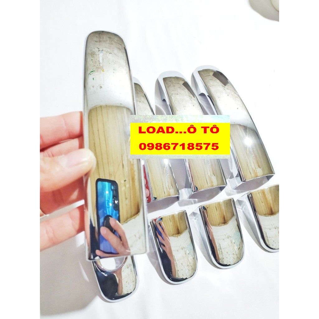 Ốp tay nắm,hõm cửa Xe  Ford Ranger 2022-2016 Nhựa ABS Mạ Crom Sáng Bóng