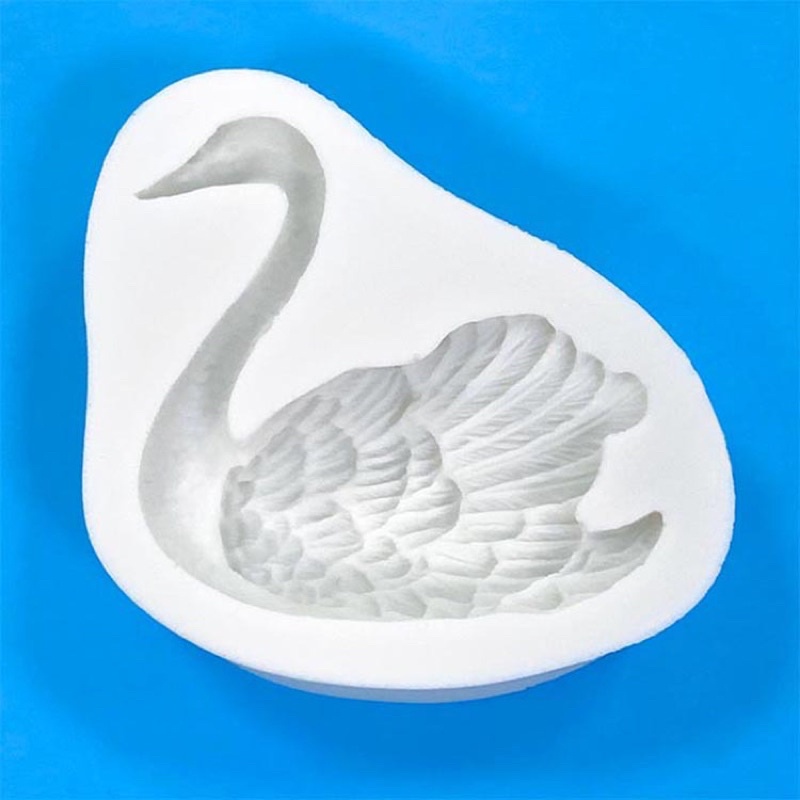 silicon thiên nga nhỏ trang trí bánh