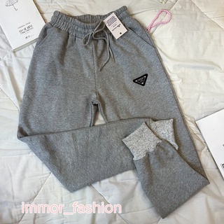 Quần jogger nỉ da cá