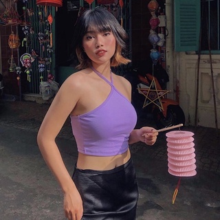 Áo croptop kiểu yếm buộc dây Nala Studio