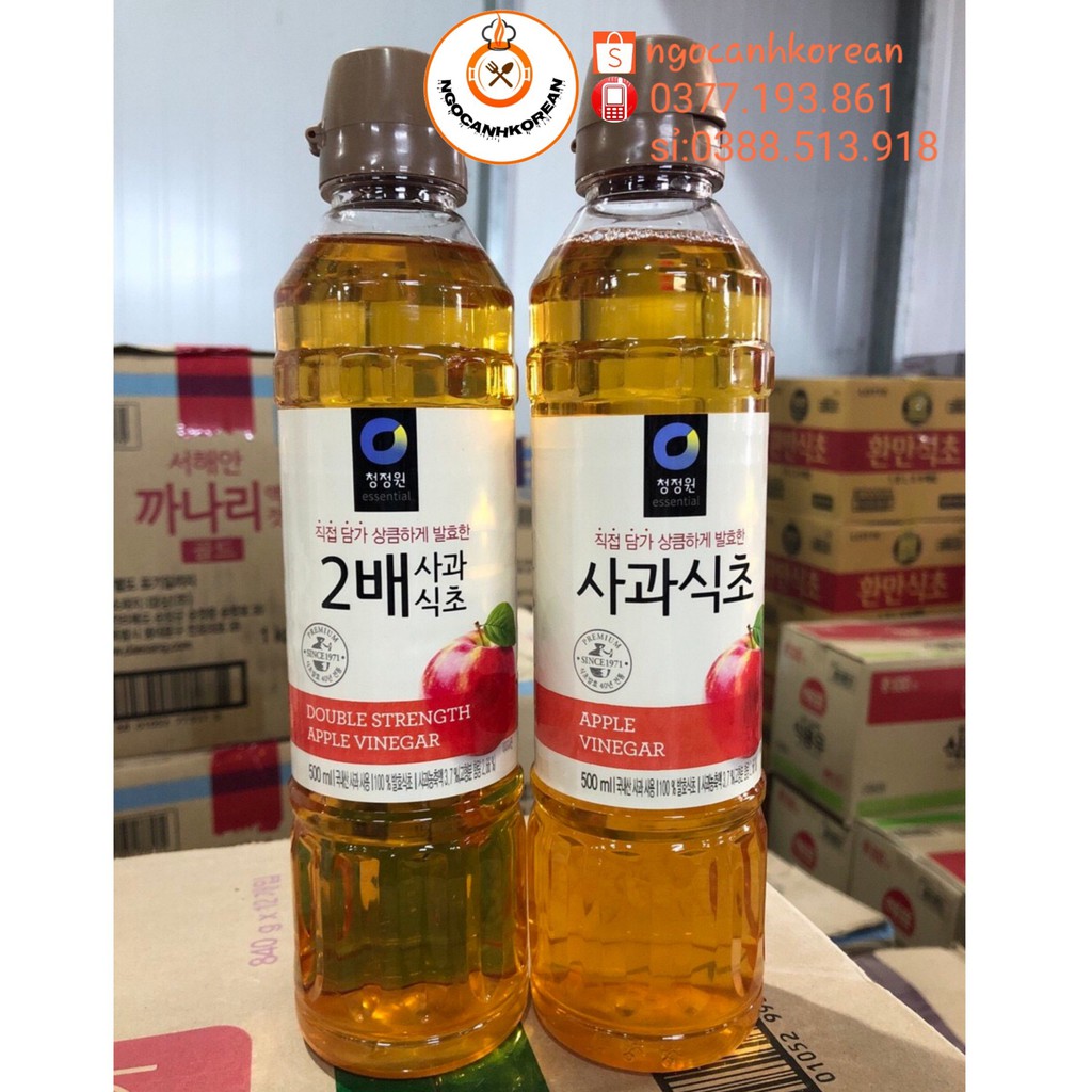 DẤM TÁO DAESANG HÀN QUỐC 500ML