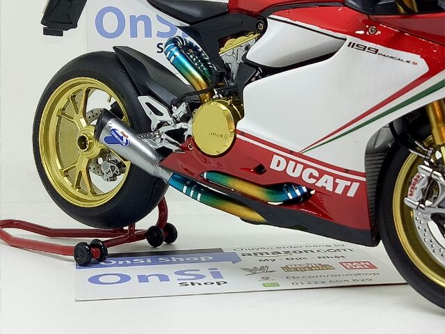 DUCATI 1199 PANIGALE TRICOLORE 1/12 TAMIYA MÔ HÌNH XE ĐỘ PÔ