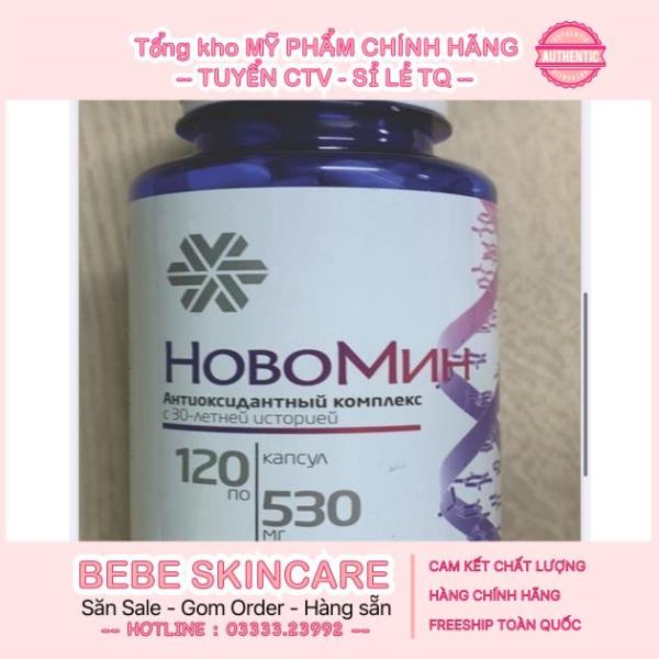 [FreeShip]Thực phẩm bảo vệ sức khoẻ Siberian Novomin Formula4 120 viên