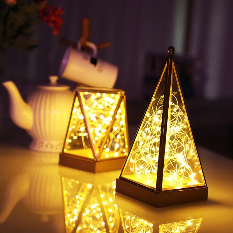 Dây đèn đom đóm Fairy light dùng pin AA Davia HT808