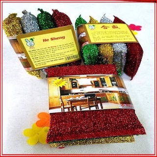 Combo 4 miếng mút kim tuyến rửa chén bát