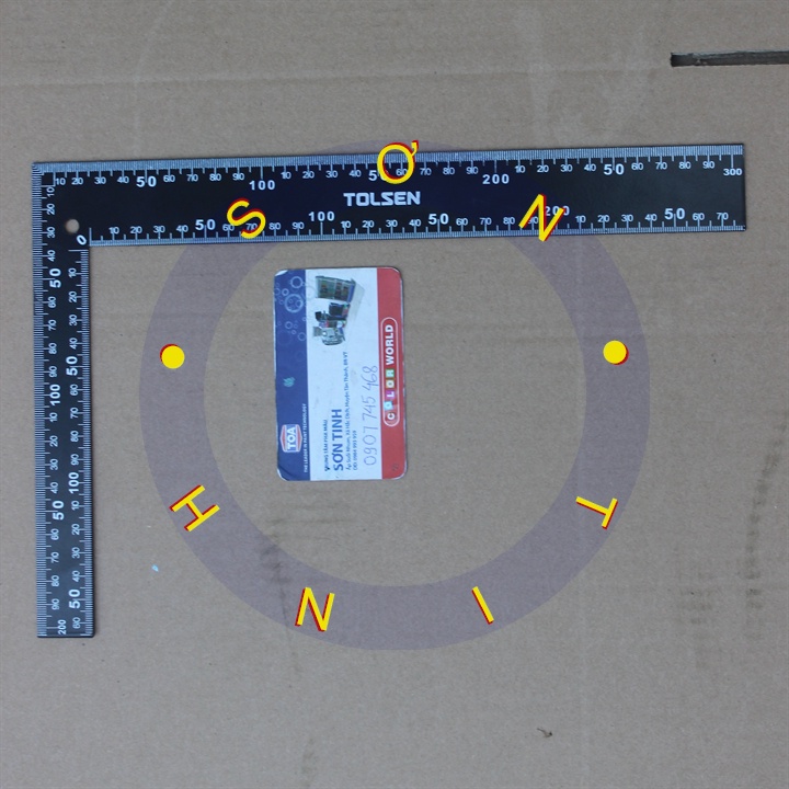 Thước góc đen Tolsen 35042 35043 200*300 mm 400x600mm THƯỚC KẺ, THƯỚC SẮT