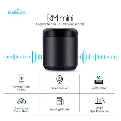 Điều khiển hồng ngoại Broadlink RM Mini 3