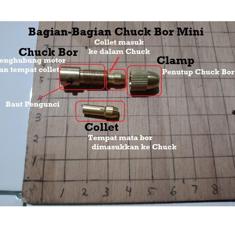 Đầu Kẹp Mũi Khoan Mini 2.0 2.3 3.17 4.0 5.0 mm 3-12v 1.0-3.0 mm Pcb 5 Chân