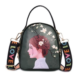 [SHOPEE TRỢ GIÁ] LOẠI 1 Túi đeo chéo mini hình cô gái dây chữ love - K688