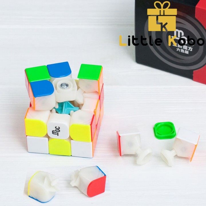 Rubik 3x3 YJ MGC 3x3 V2 M Có Nam Châm Stickerless Rubic Không Viền 3 Tầng (Hãng Mod)