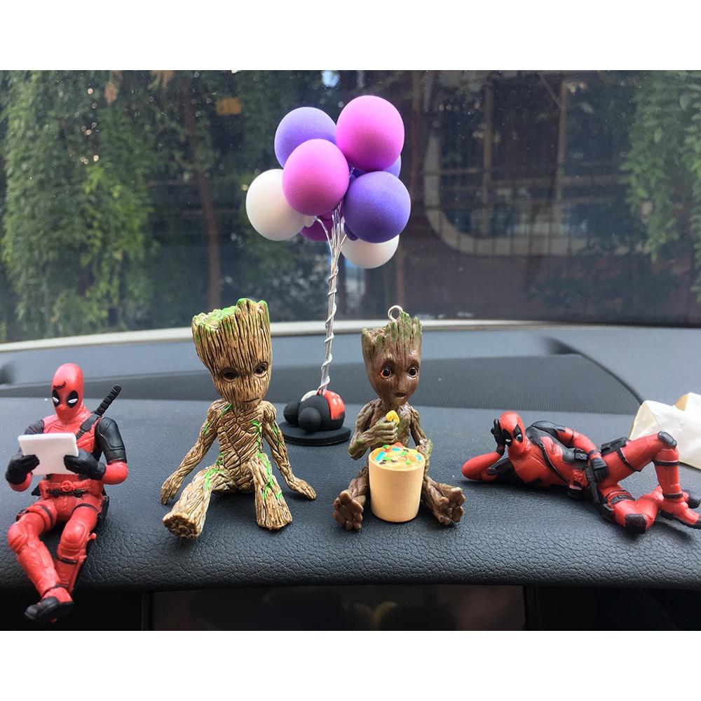 Marvel Phụ Kiện Trang Trí Nội Thất Xe Hơi Hình Nhân Vật Groot Đáng Yêu