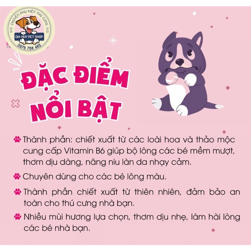 Sữa tắm ýu cho chó mèo thơm cực lâu