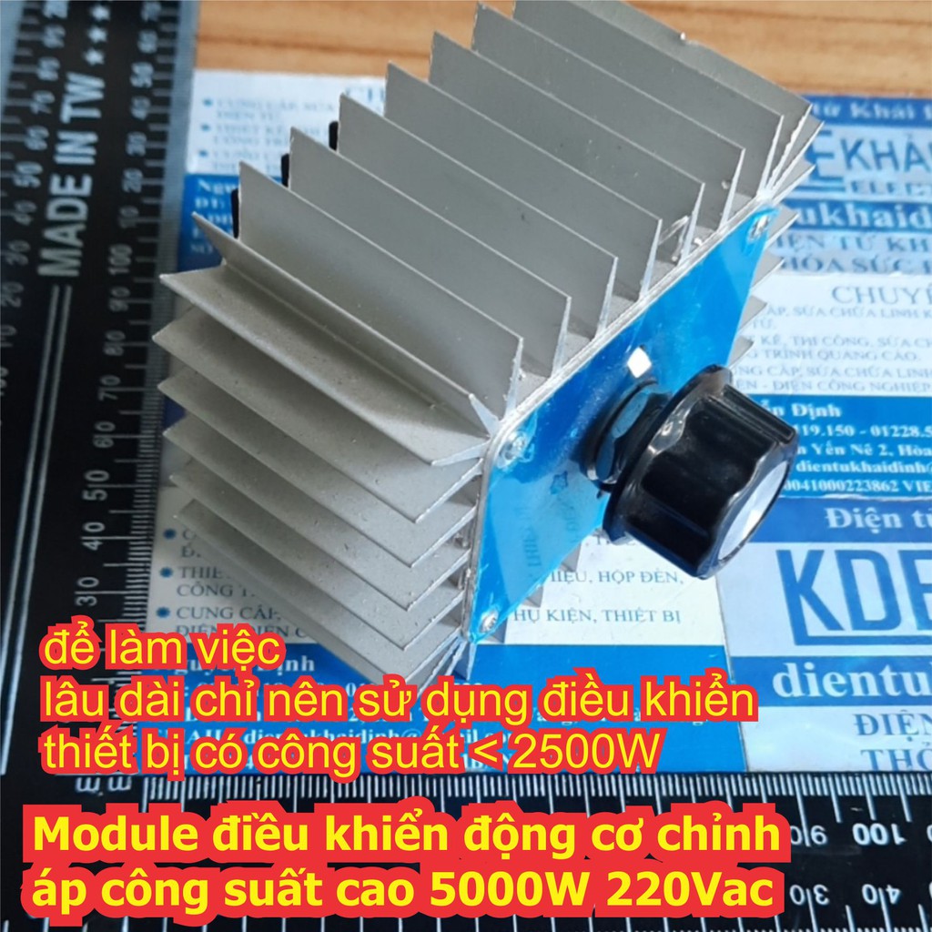 Module điều khiển động cơ, chỉnh áp công suất cao 5000W 220Vac kde7563