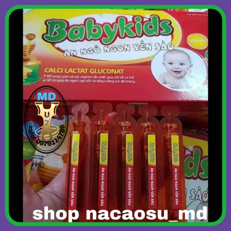 5 BabyKid ăn ngủ ngon yến sào giúp bé ăn ngon miêng, ngủ ngon giấc, tăng cân, tăng chiều cao, tăng đề kháng | BigBuy360 - bigbuy360.vn