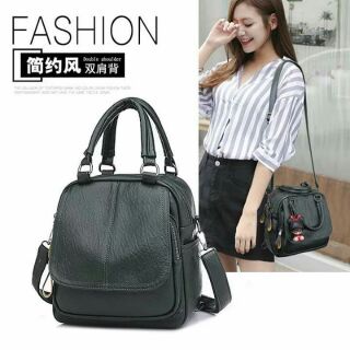 Túi xách 2 in 1. Vừa làm túi xách vừa làm balo.