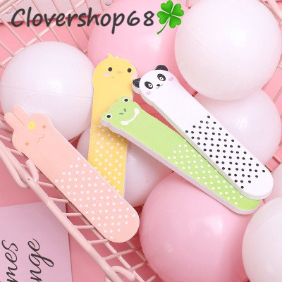 Bộ 5 cây dũa móng mầu sắc xinh xắn - Dũa móng tay mini hoạt hình   🍀 Clovershop68 🍀