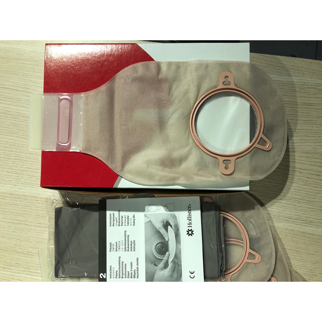 ❤TÚI CHỨA PHÂN HOLLISTER Túi hậu môn nhân tạo hai mảnh có bộ lọc khí khóa cuốn HOLLISTER 18192/ 18193 / 18194 của Mỹ