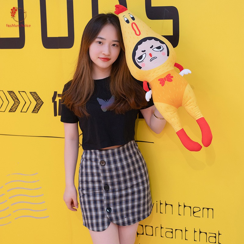 Búp bê hình gà la hét nhồi bông có âm thanh vui nhộn