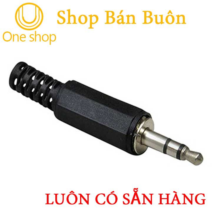 Combo 5 Jack Audio 3.5 Đực Nhựa