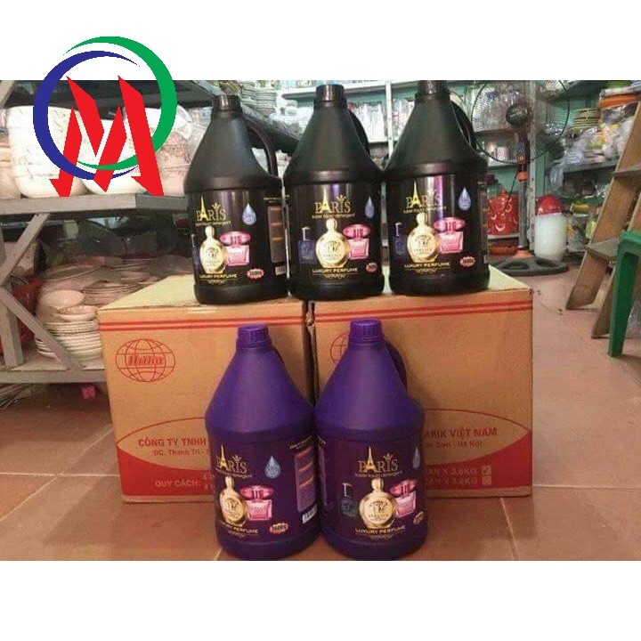 {Giá cực rẻ} Nước giặt paris hương nước hoa 3,6L