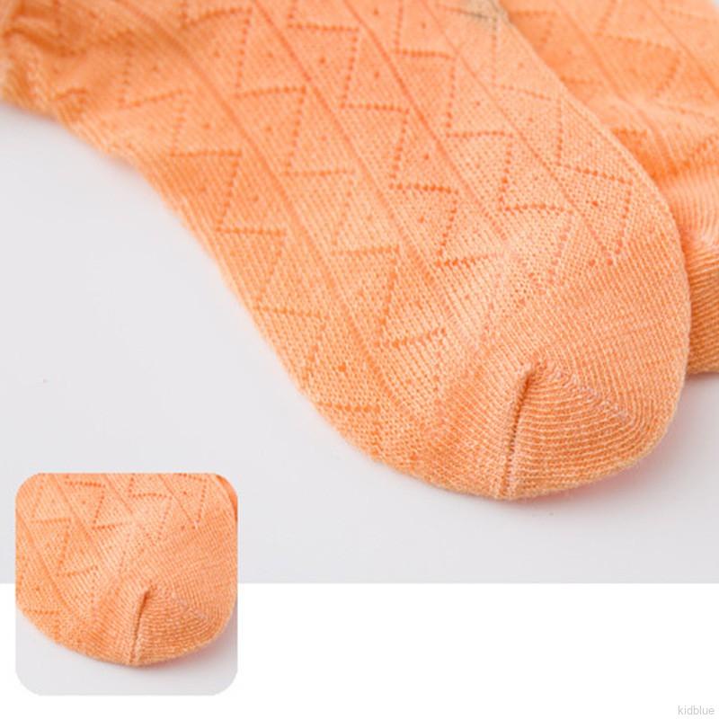 Tất cotton thoáng khí họa tiết ngộ nghĩnh phong cách Hàn Quốc cho bé