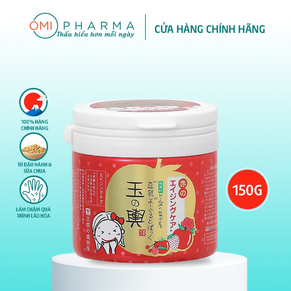 Mặt Nạ Đậu Hũ Tofu Tamanokoshi Đậu Nành Sữa Chua Dưỡng Trắng Da Nhật Bản (150 gam)