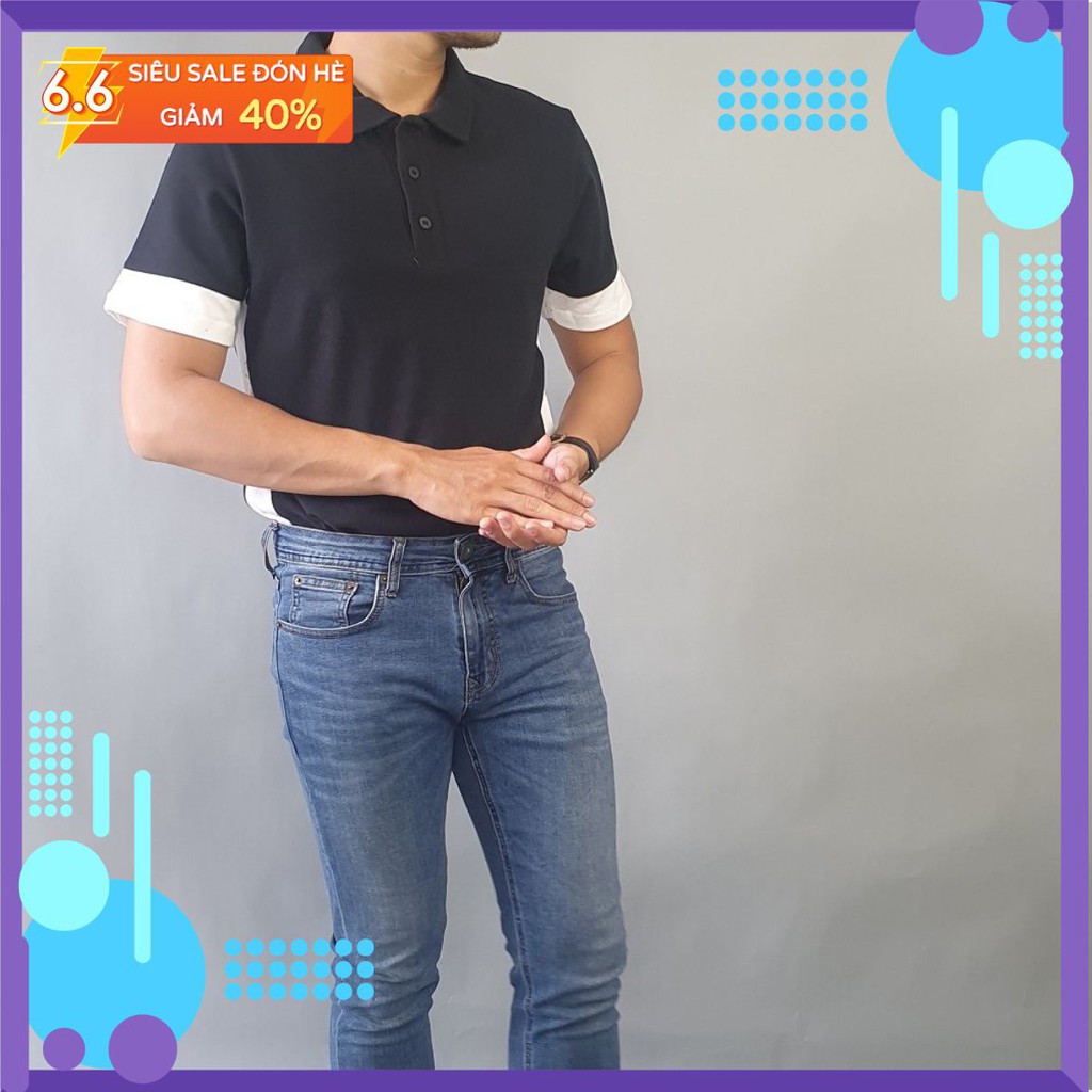 Áo Thun Nam Tay Ngắn | Áo Phông Nam Tay Lỡ Cổ Đứng Thời Trang Cao Cấp A02-04 ZD.Shop.17