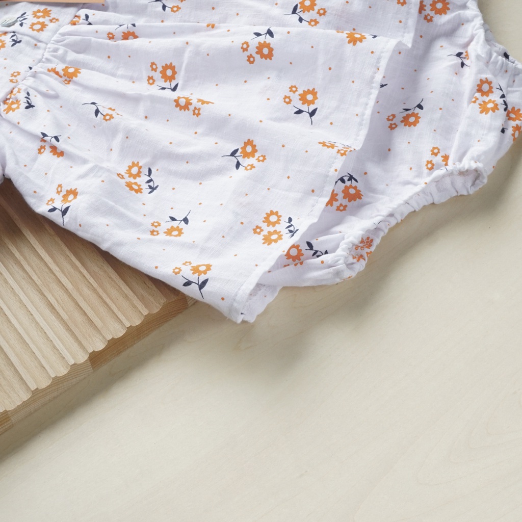 Set quần áo hoa nhí váy xinh Cambebe cho bé hàng đẹp mã E01