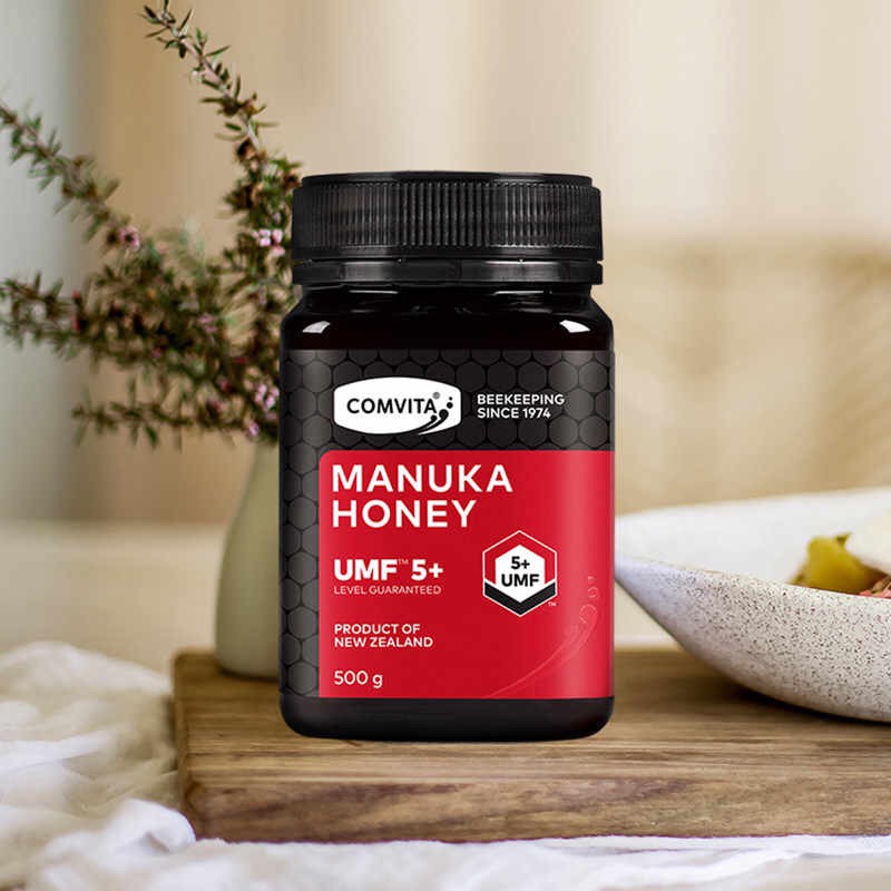 MẬT ONG CAO CẤP MANUKA COMVITA 5+ LỌ 500G DATE 2026
