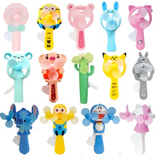 Quạt cầm tay mini hình thú giao ngẫu nhiên