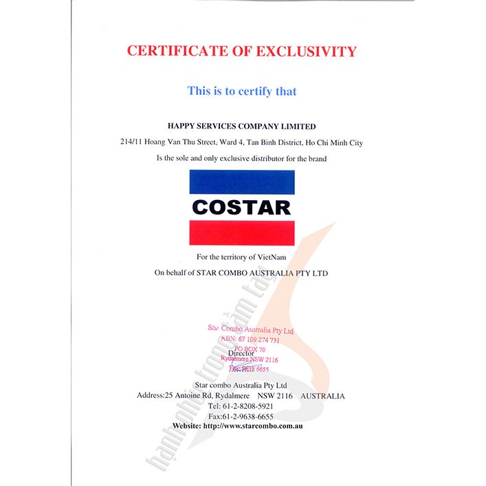 [Mã 66FMCGSALE hoàn 8% xu đơn 500K] Sữa Ong Chúa Úc 1610mg - Costar Royal Jelly 1610mg | BigBuy360 - bigbuy360.vn