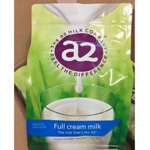 Sữa A2 Nguyên Kem Dạng Bột - Úc 1kg-Mẫu Mới- Date 2021