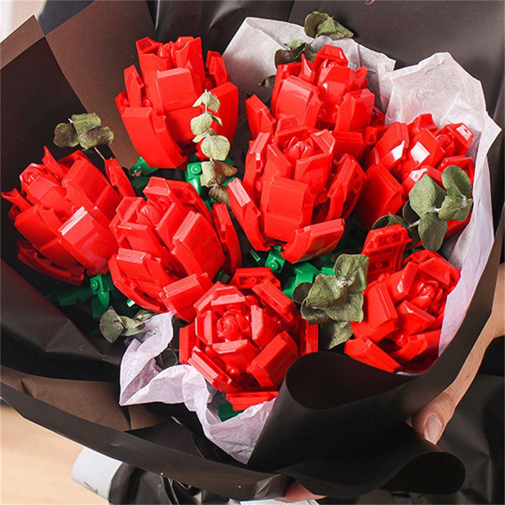 NICKOLAS Bộ Đồ Chơi Lắp Ráp Mô Hình Máy Cắt Hoa Hồng Bằng Nhựa