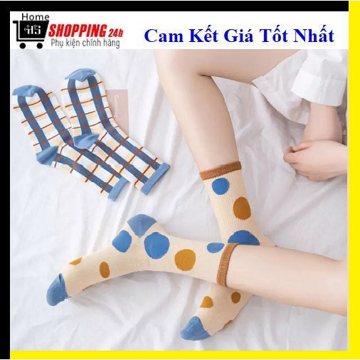 Tất Nam Nữ  Cổ Cao Vải Mịn