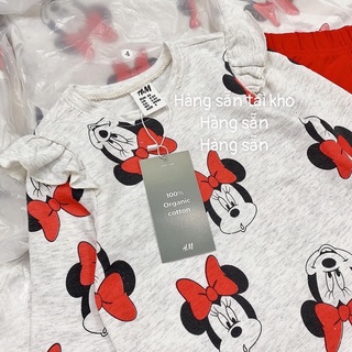 BỘ MICKEY NƠ ĐỎ CHO BÉ GÁI