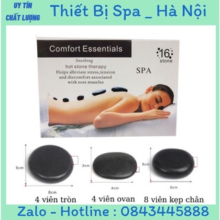 Bộ đá nóng 16 viên massage SPA cao cấp