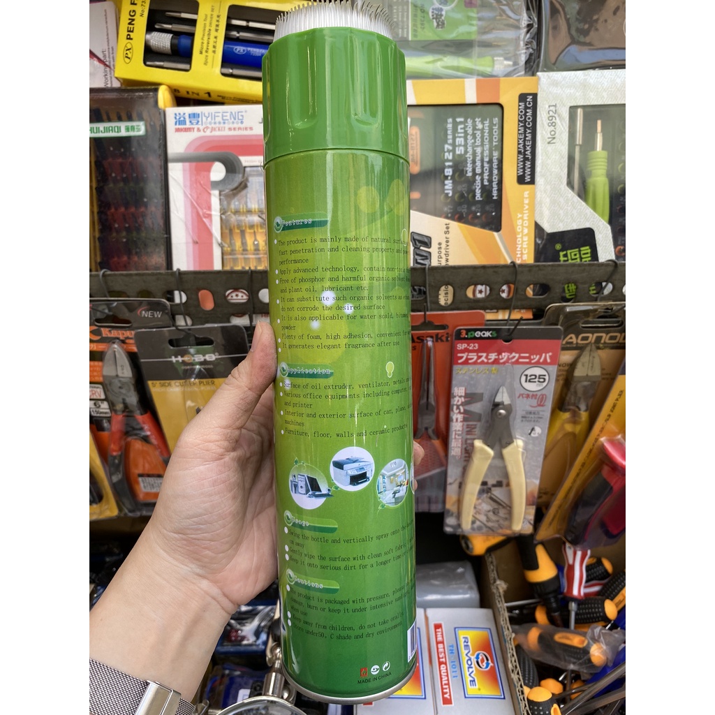 Bình xịt vệ sinh đa năng cho máy tính, Tv , laptop , điện thoại YNI 650ML