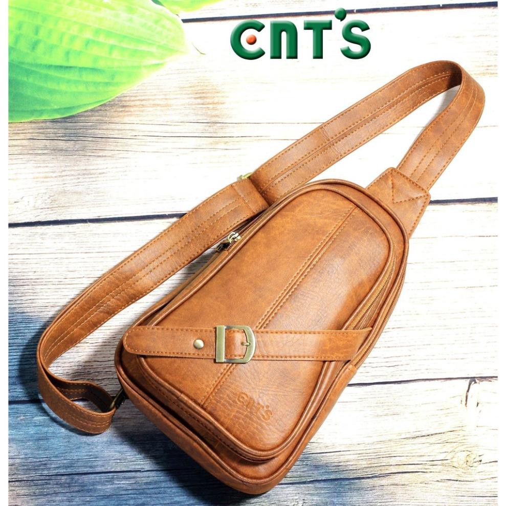 Túi đeo chéo da nam nữ 🔥FREESHIP🔥 CNTS Unisex TCU20 sành điệu