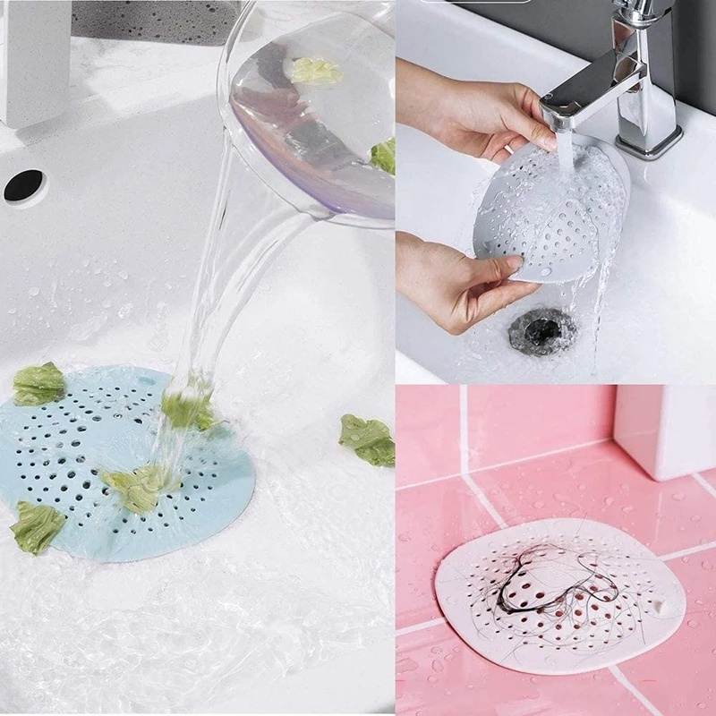 Nắp Silicone Đậy Cống Thoát Nước Nhà Bếp/Phòng Tắm Khử Mùi Tiện Dụng