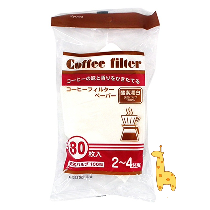 Giấy Phin Lọc Cà Phê Trà Nhật Bản Set 80 Cái Cỡ Lớn Hình Nón